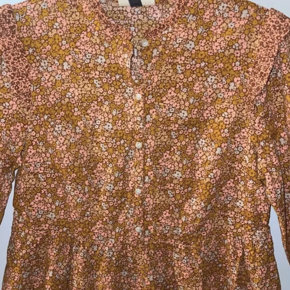 UNIVERSAL THREAD FLORAL PRINT RUFFLE DRESS - Picture 4 of 6